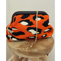 sac leopard orange