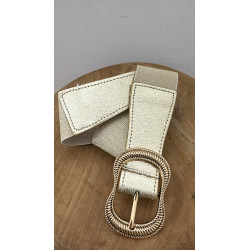 Ceinture élastique doré