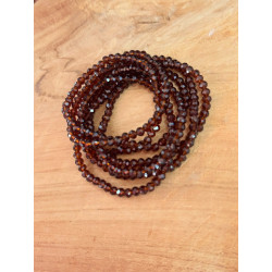 Bracelet élastique marron