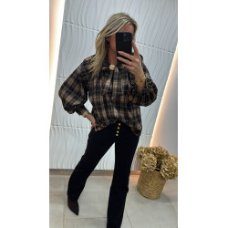 Blouse à carreaux
