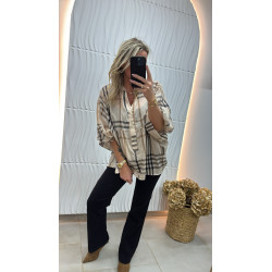 Blouse à carreaux