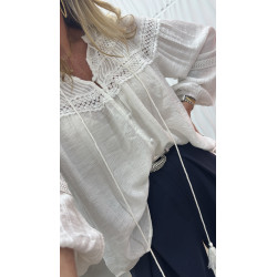 Blouse Mando blanche