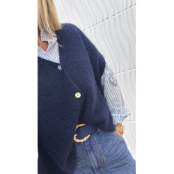 Gilet sans manches marine