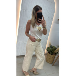 Débardeur blanc ♡